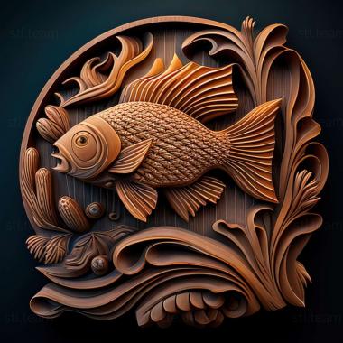 3D model Comet fish fish (STL)